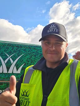 Patrick Klippen, owner of Simply Turf